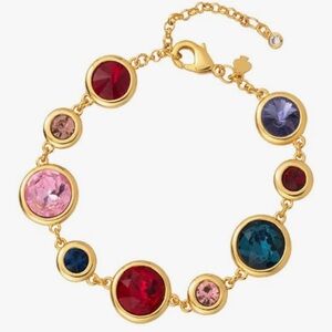 NEW Colorful Cubic Zirconia Gemstone Bracelet